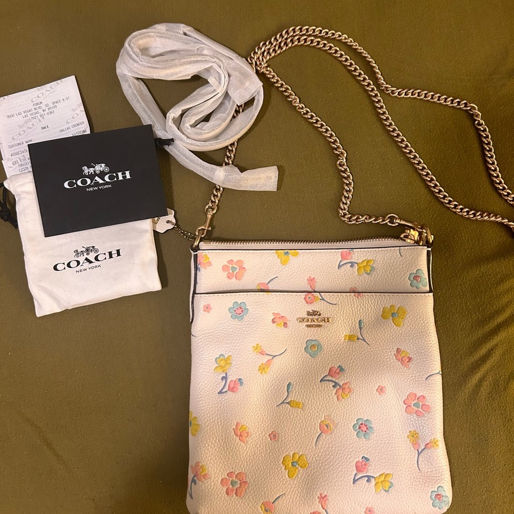 BRAND NEW. Never used official one of a kind Coach Purse